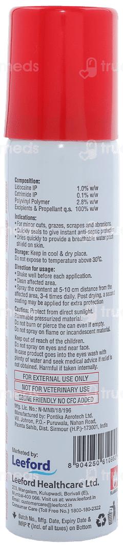 Septiplast Bandage Spray 55 Gm